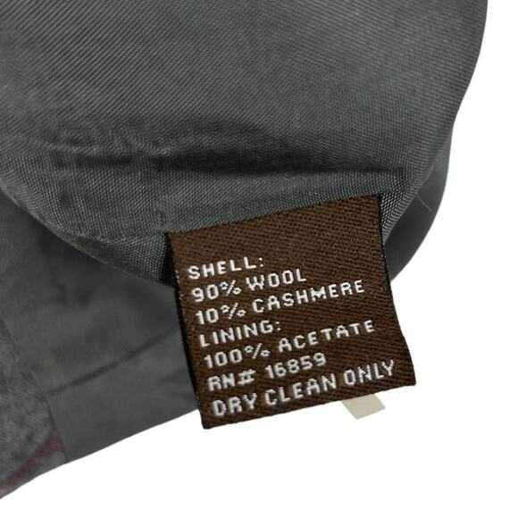 NWT J. McLaughlin Equine Horsebit Belted Skirt Womens 14 Grey Wool Cashmere - Picture 3 of 8